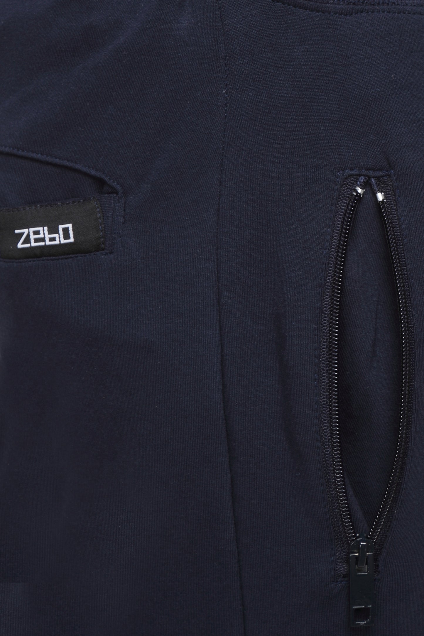 Slim fit cotton Joggers- Navy Blue - Zebo Active Wear