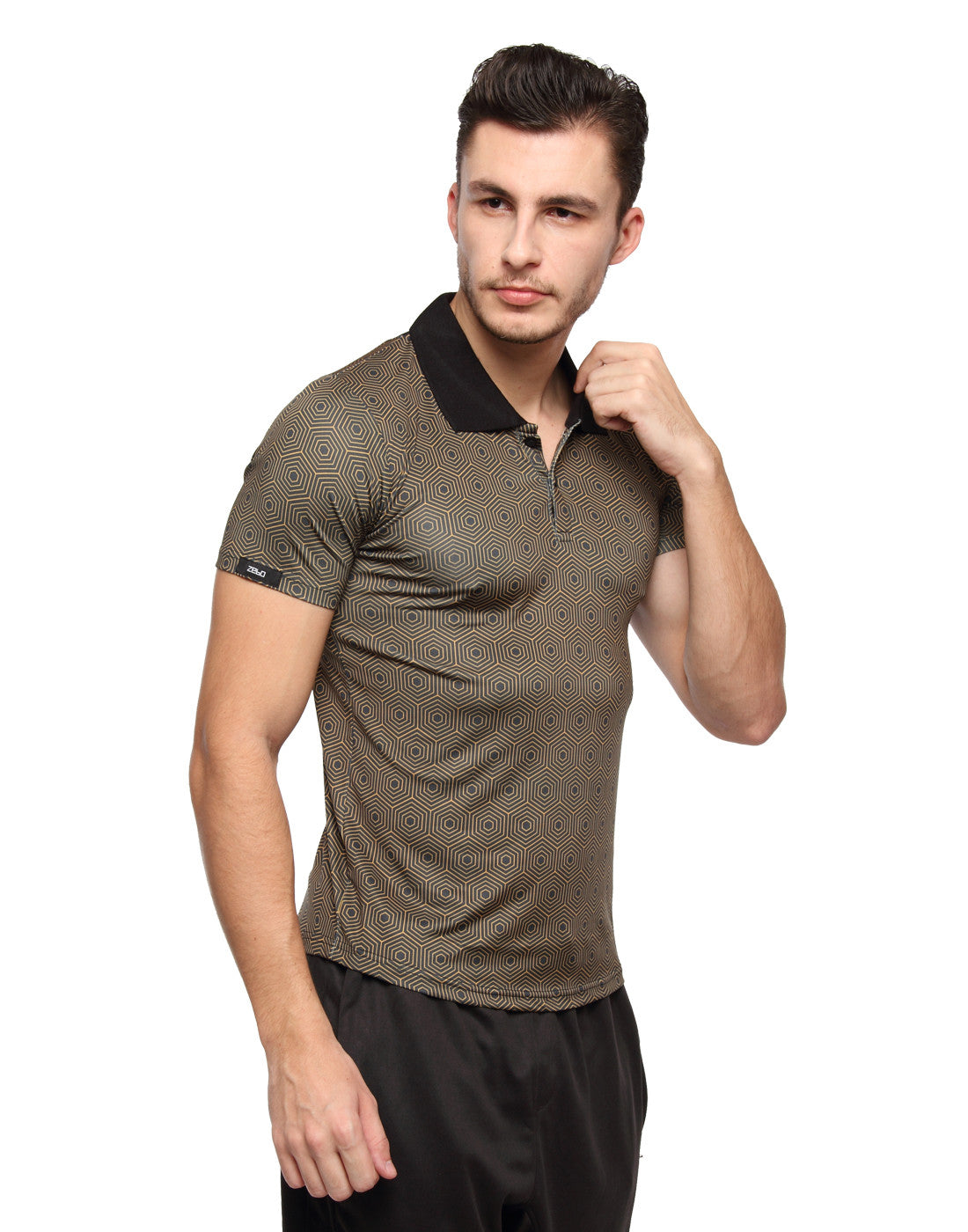 PERFORMA+ GeoHex Polo - Zebo Active Wear