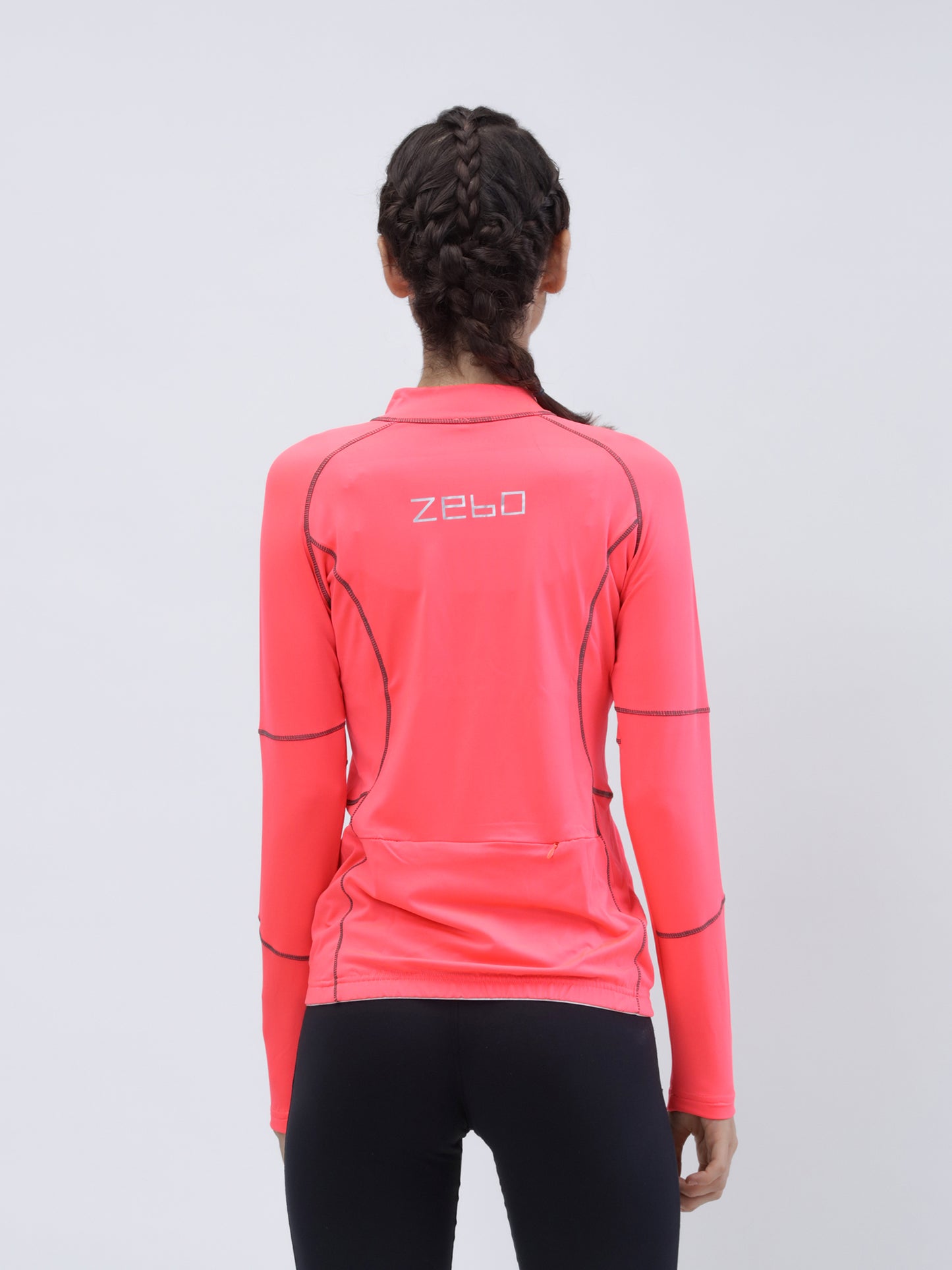 All weather anti bacterial flo pink jacket - Zebo Active Wear